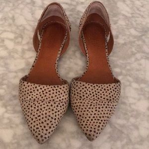 Madewell animal print flats